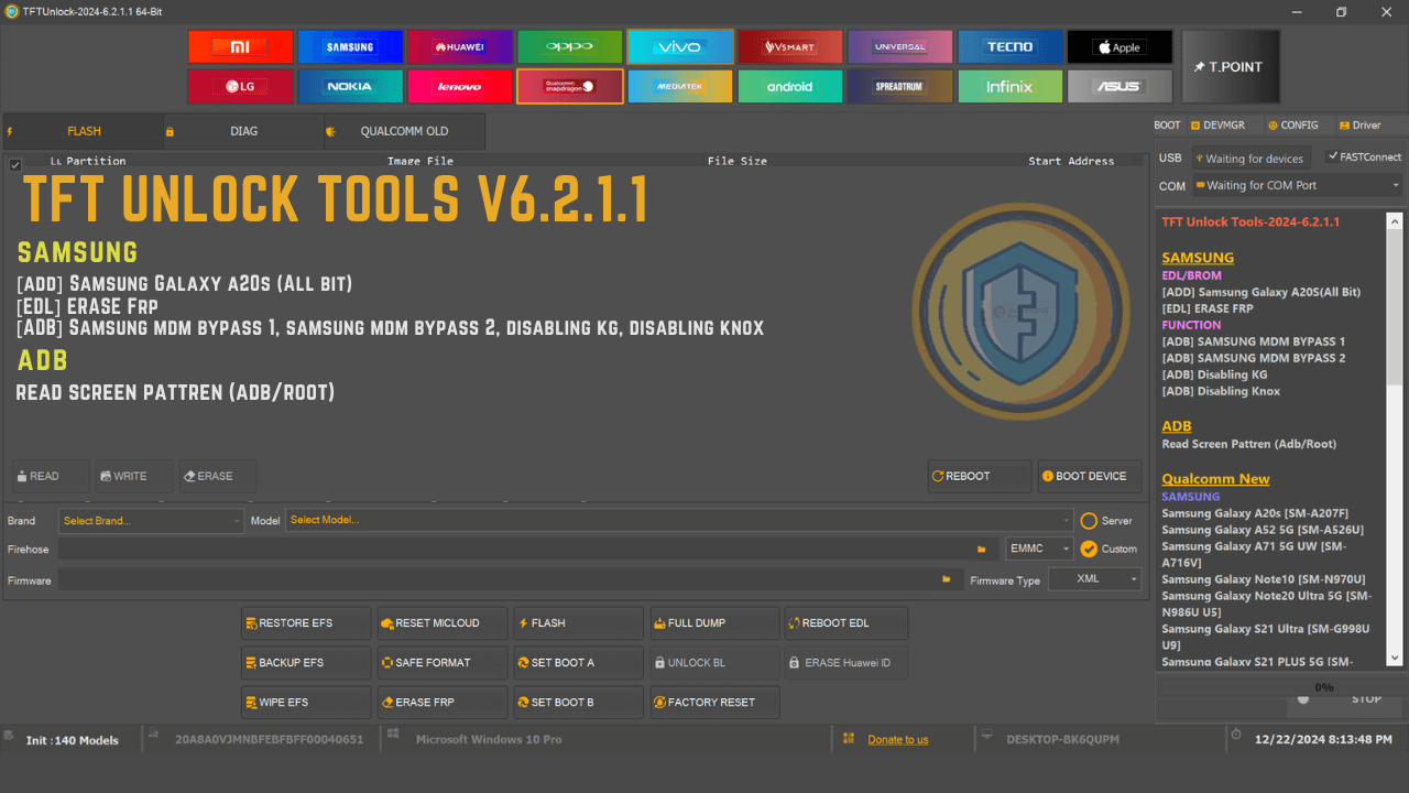 You are currently viewing TFT Unlock Tool V6.2.1.1 Latest Update Free Download 2024
